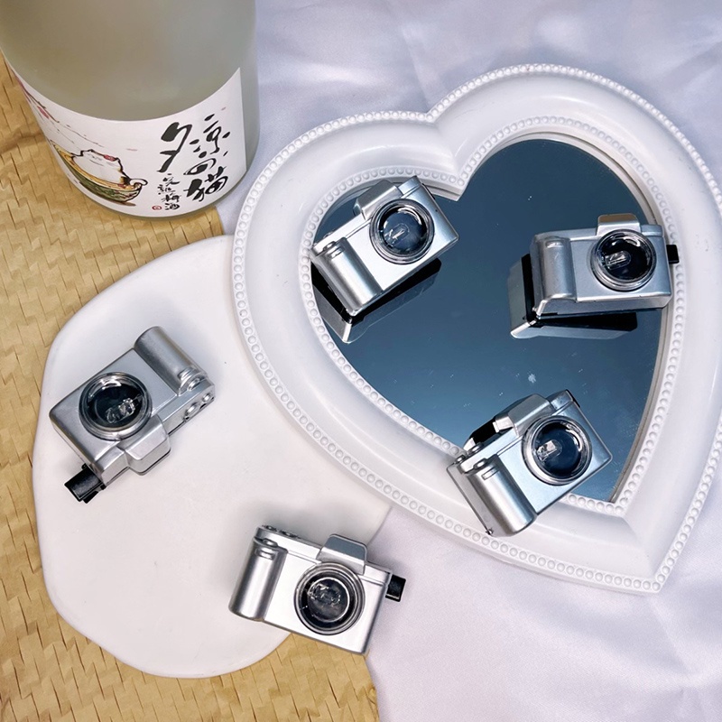 Kẹp Tóc Hình Máy Ảnh Dạ Quang Vui Nhộn Sáng Tạo