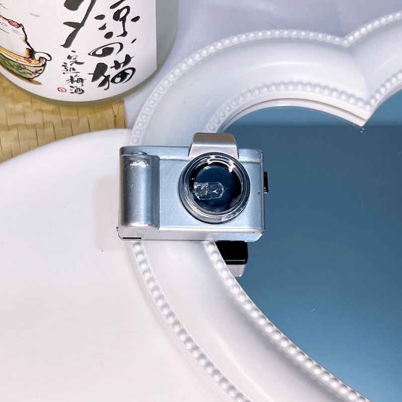 Kẹp Tóc Hình Máy Ảnh Dạ Quang Vui Nhộn Sáng Tạo