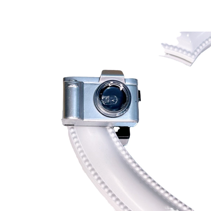 Kẹp Tóc Hình Máy Ảnh Dạ Quang Vui Nhộn Sáng Tạo