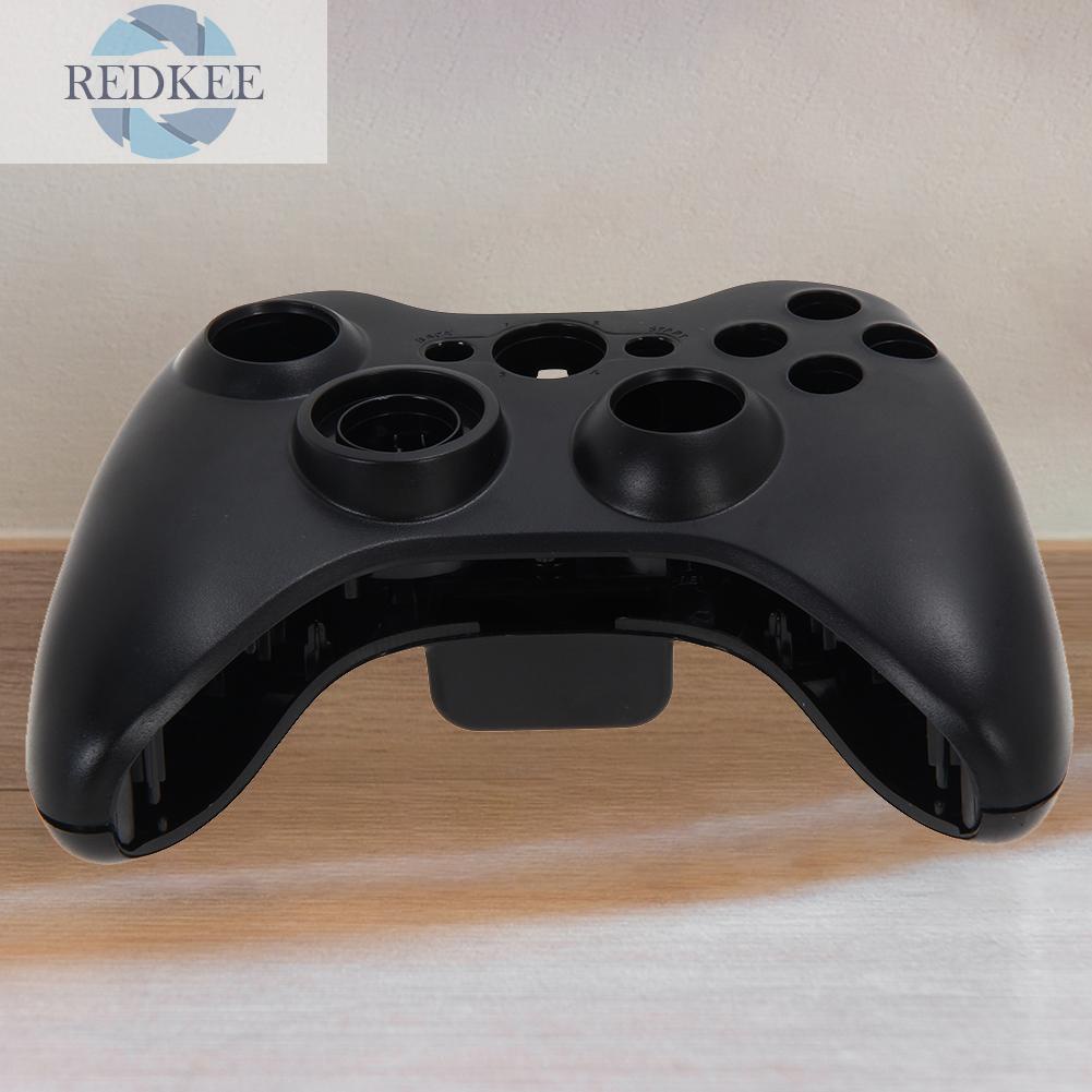 Vỏ Bọc Bảo Vệ Tay Cầm Chơi Game Không Dây + Nút Bấm Cho xbox 360 Đen
