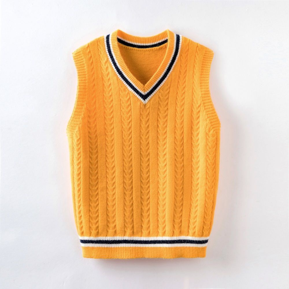 Áo Khoác sweater Không Tay Phong Cách Thời Trang Xuân Thu Mới 2023 Dành Cho Bé Gái