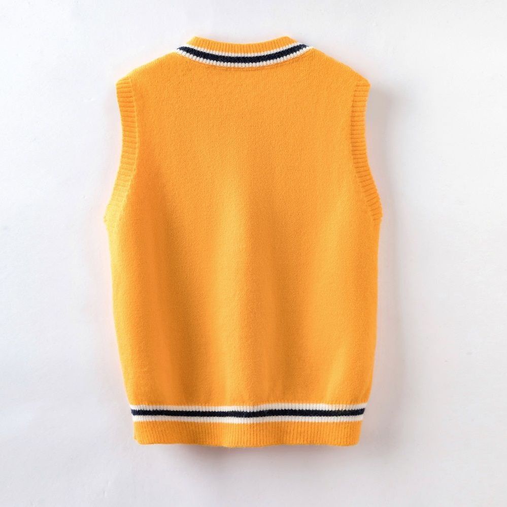 Áo Khoác sweater Không Tay Phong Cách Thời Trang Xuân Thu Mới 2023 Dành Cho Bé Gái