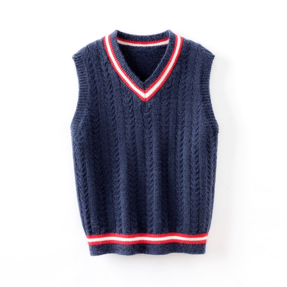 Áo Khoác sweater Không Tay Phong Cách Thời Trang Xuân Thu Mới 2023 Dành Cho Bé Gái