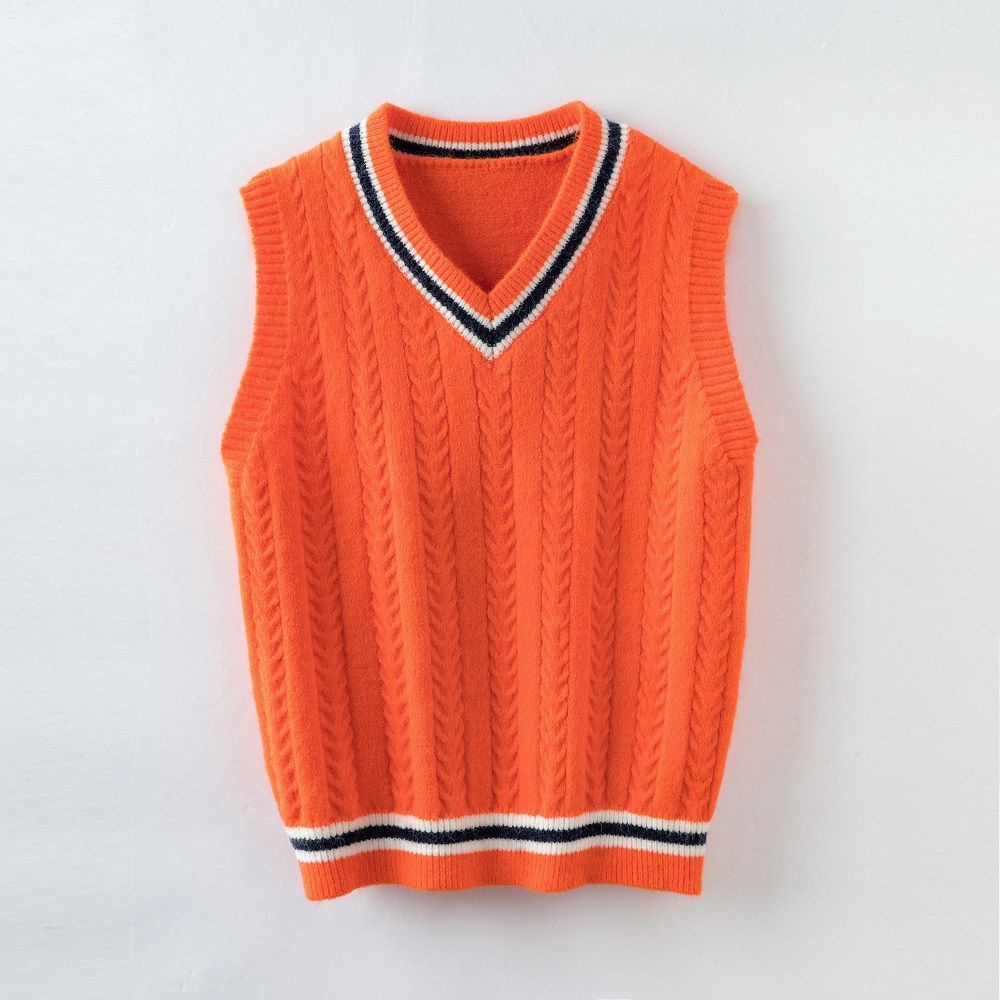 Áo Khoác sweater Không Tay Phong Cách Thời Trang Xuân Thu Mới 2023 Dành Cho Bé Gái