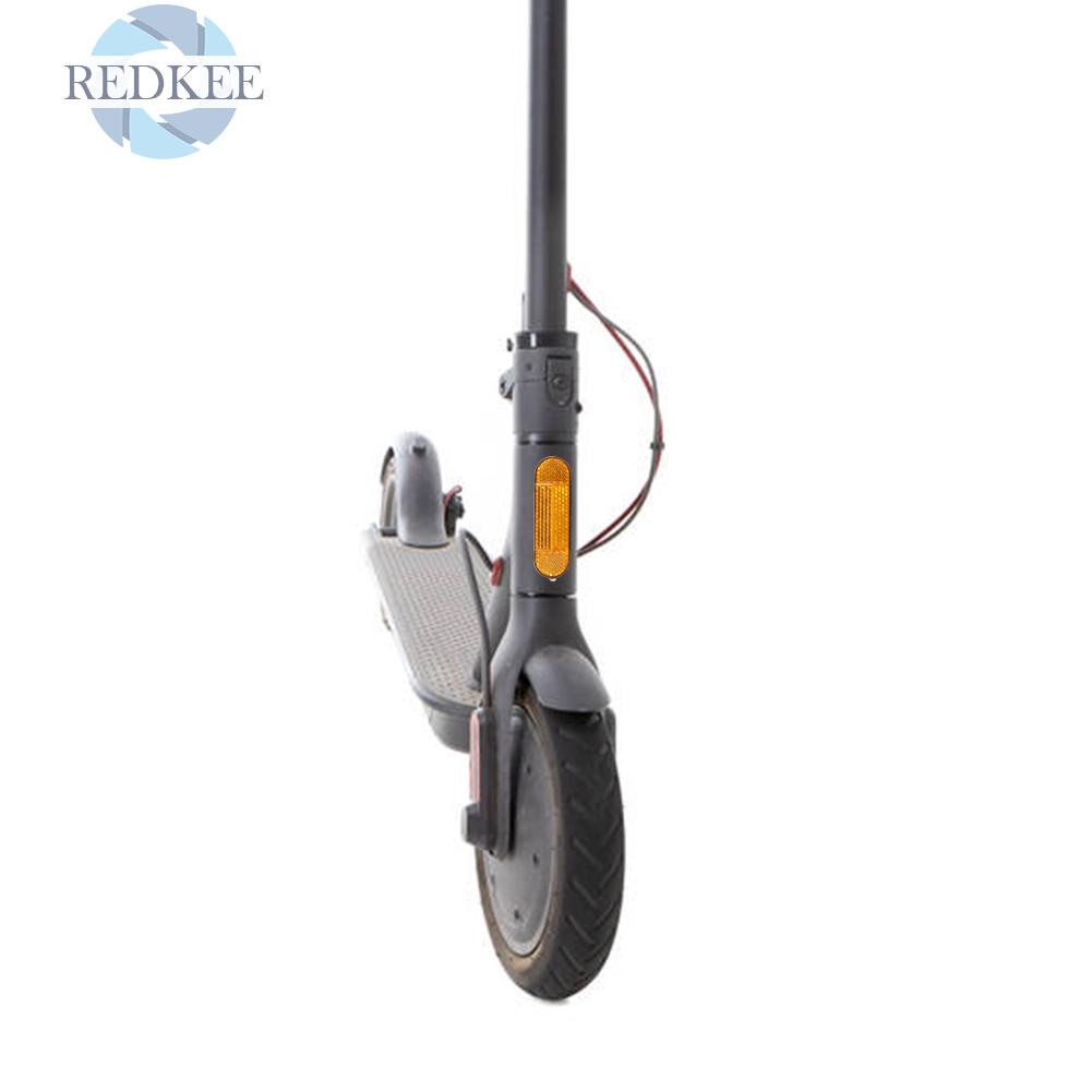 Miếng Dán Phản Quang Cảnh Báo An Toàn Phía Trước Cho Xe Máy Điện scooter m365 pro 2