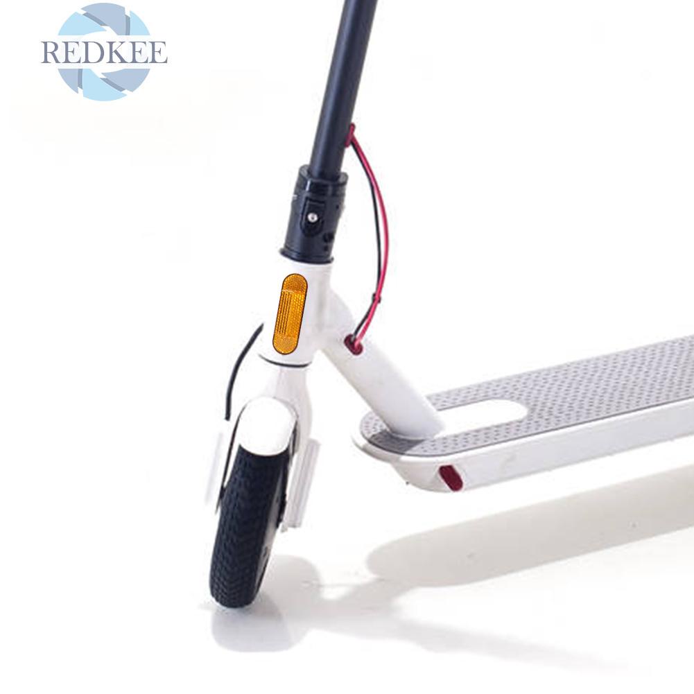 Miếng Dán Phản Quang Cảnh Báo An Toàn Phía Trước Cho Xe Máy Điện scooter m365 pro 2