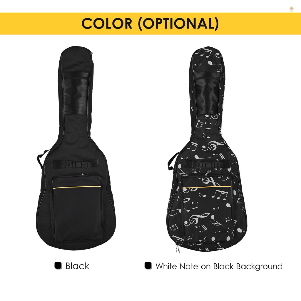 Nicephoto Túi Đựng Đàn guitar 41-inch Bằng Vải oxford Dày Dặn Có Đệm cotton Đeo Vai Có Thể Điều Chỉnh
