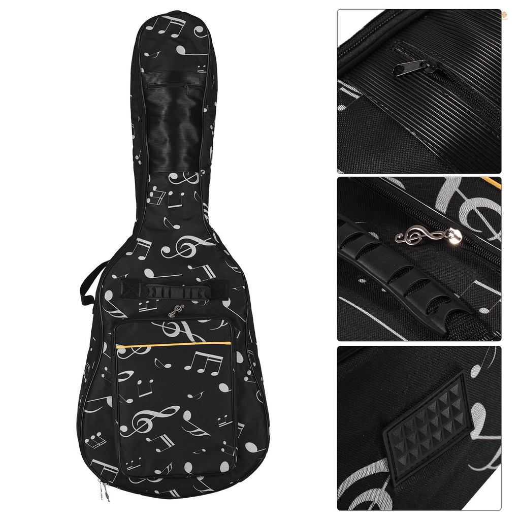 Nicephoto Túi Đựng Đàn guitar 41-inch Bằng Vải oxford Dày Dặn Có Đệm cotton Đeo Vai Có Thể Điều Chỉnh