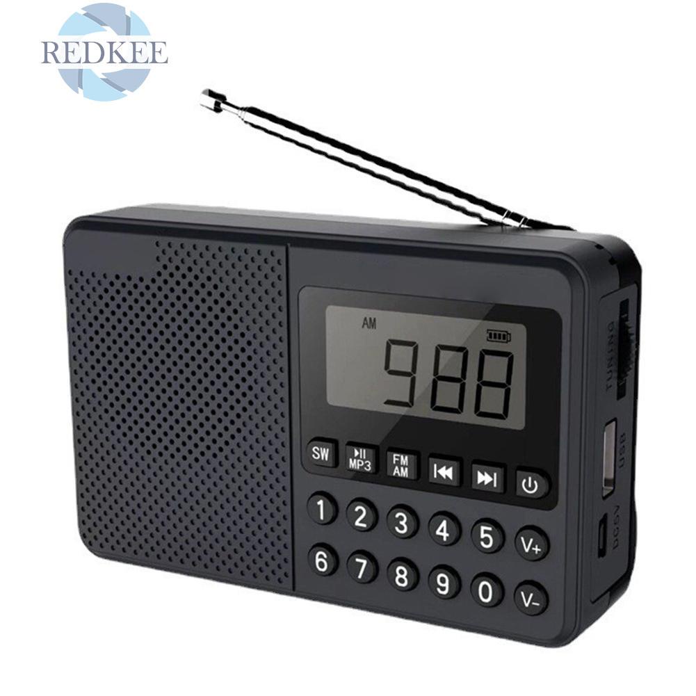 Radio fm / am / sw mp3 Có Ăng Ten Kỹ Thuật Số 2.1 Kênh Hỗ Trợ usb / tf Thẻ