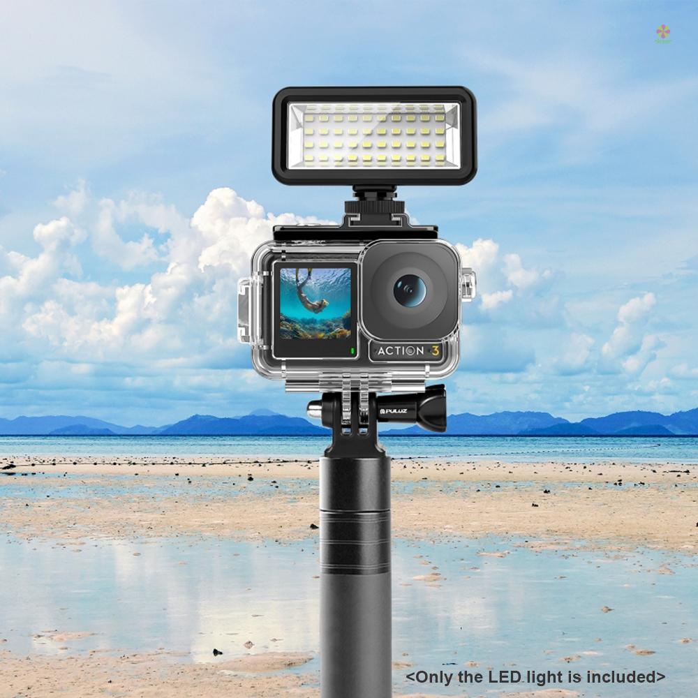 Nicephoto Đèn Lặn puluz pu631b Chống Thấm Nước 6000k-6500k ipx8 Dưới Nước 40m Kèm 8 Bộ Lọc Màu Chuyên Dụng