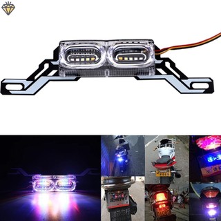 1 đèn led rgb nhiều màu sắc gắn biển số xe hơi xe máy - ykd