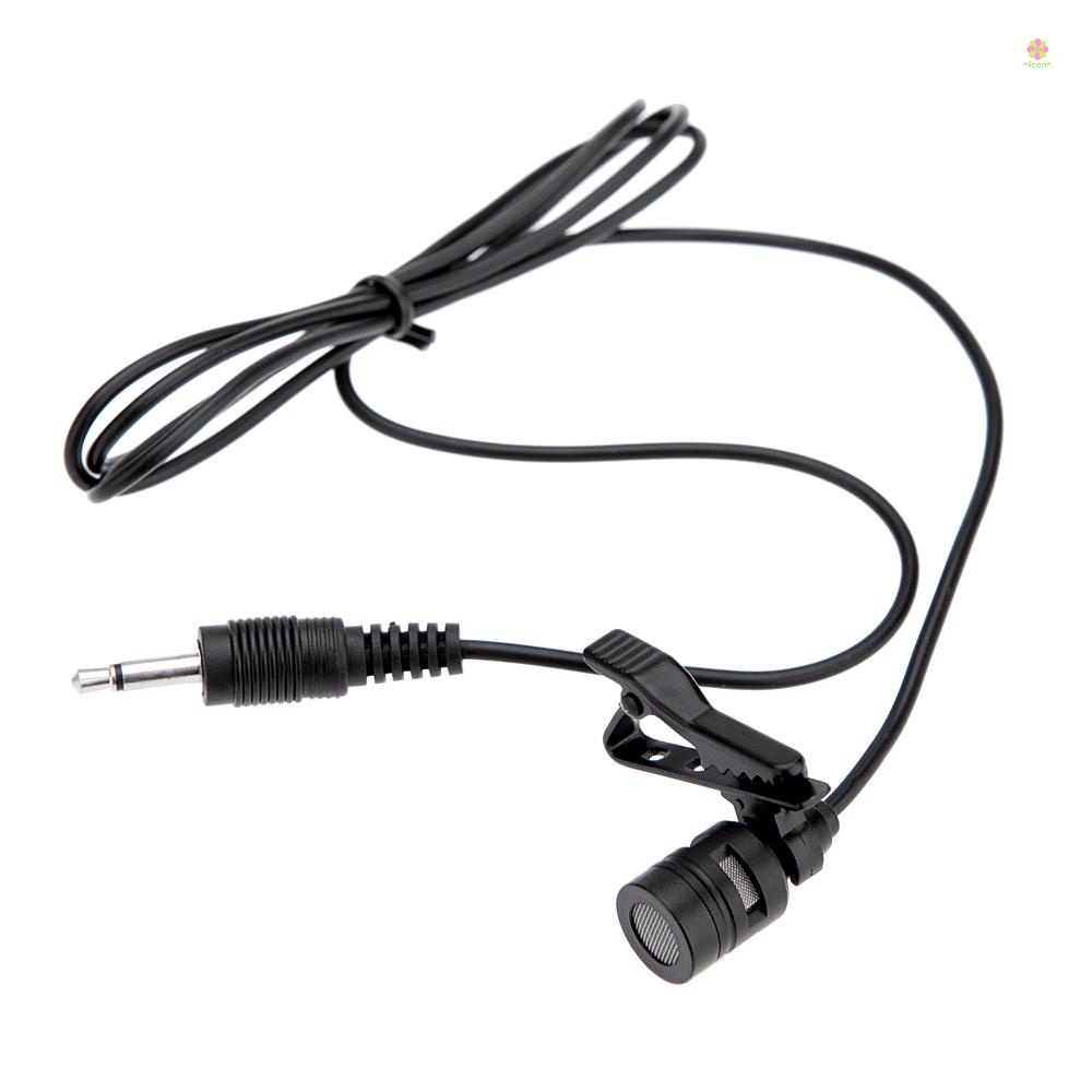 Nicephoto Micro Cài Áo Jack 3.5mm Có Kẹp Gắn Cổ Áo Tiện Dụng Cho Máy Tính / laptop