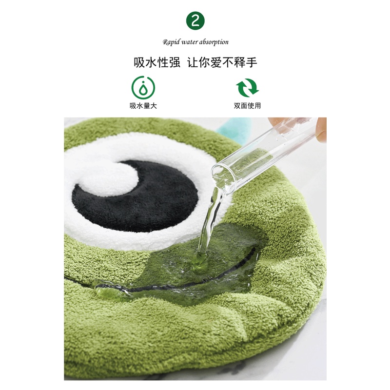 Dreamerhouse dreamerhouse Khăn Lau Tay Vệ Sinh Hai Lớp Dày Dặn Thấm Hút Tốt Dễ Thương