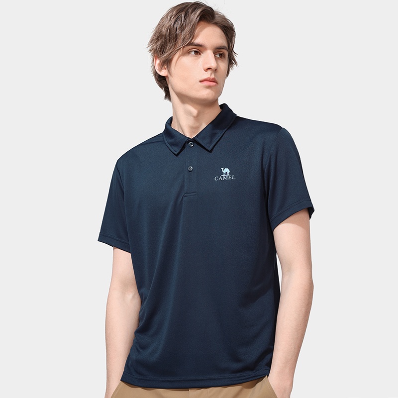 CAMEL SPORTS Áo polo Thể Thao Ngắn Tay Thoáng Khí Mau Khô Thời Trang Cho Nữ