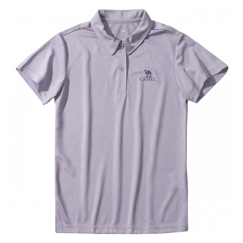 CAMEL SPORTS Áo polo Thể Thao Ngắn Tay Thoáng Khí Mau Khô Thời Trang Cho Nữ