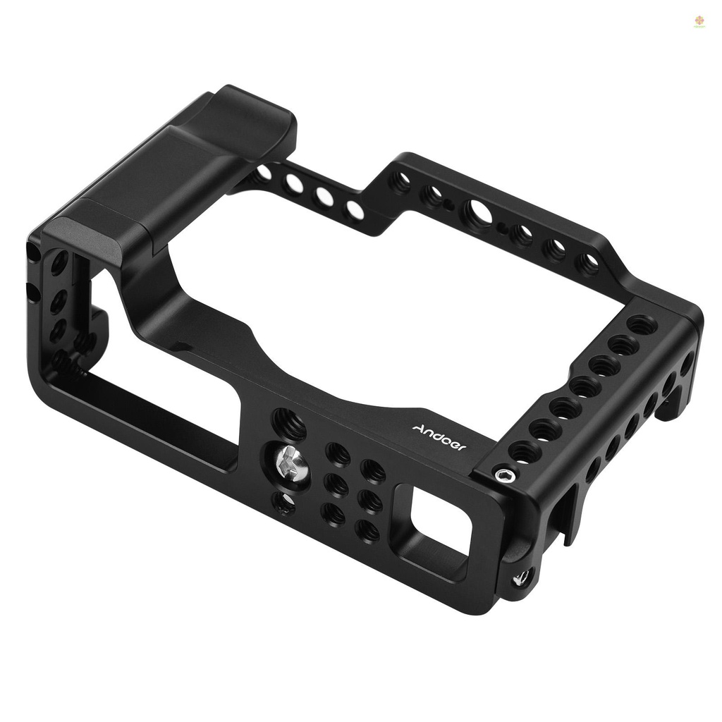 Khung Hợp Kim Nhôm Kèm Ngàm Gắn 1 / 4 3 / 8 Cho Máy Ảnh andoer m6 mark ii