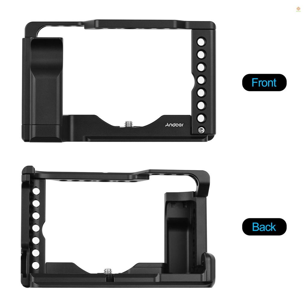 Khung Hợp Kim Nhôm Kèm Ngàm Gắn 1 / 4 3 / 8 Cho Máy Ảnh andoer m6 mark ii