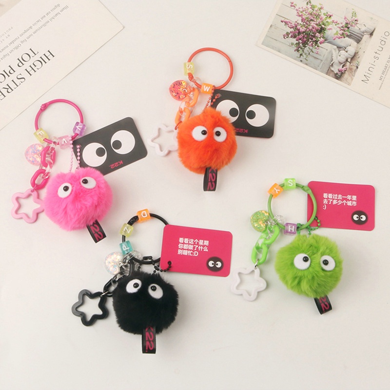 Móc Khóa Banh Xù Mini Dễ Thương