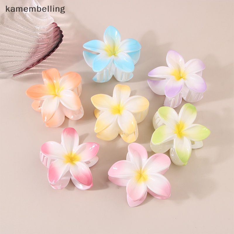 Kamembelling Kẹp Tóc Hình Bông Hoa Nhiều Màu Sắc Phong Cách vintage Thời Trang Cho Nữ