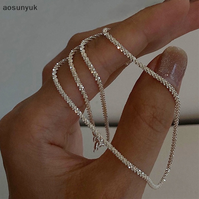 Vòng Cổ / Vòng Tay aosunyuk ins Đơn Giản Lấp Lánh Thời Trang Cho Nữ