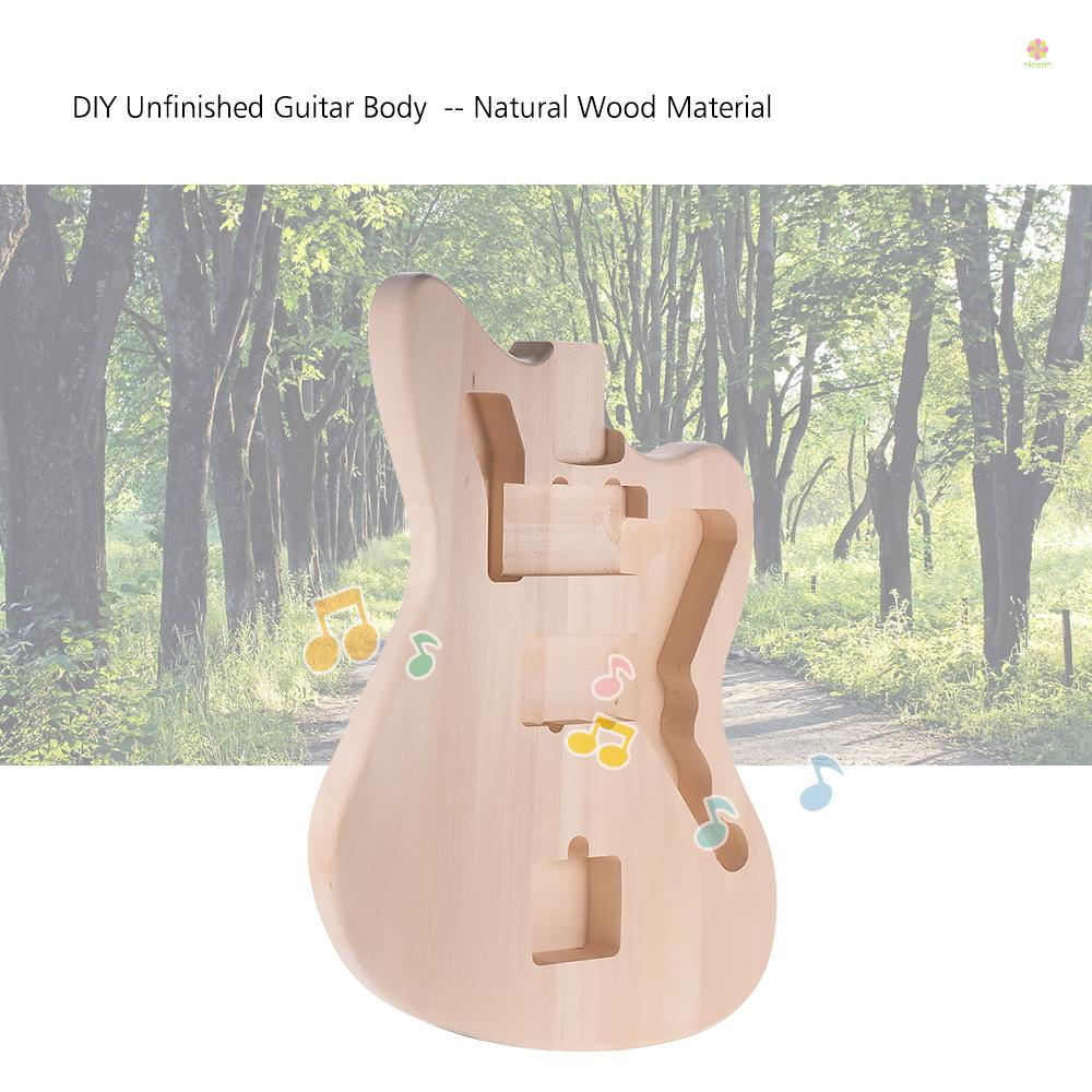 Nicephoto Thân Đàn guitar Điện mzb-t diy Bằng Gỗ basswood
