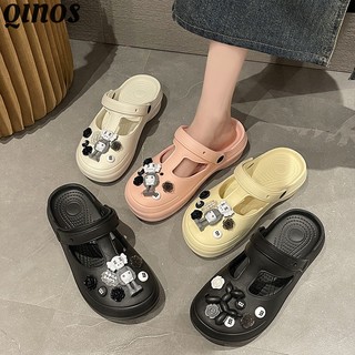 Qinos Dép Đi Trong Nhà Thoáng Khí Thời Trang Cho Nữ