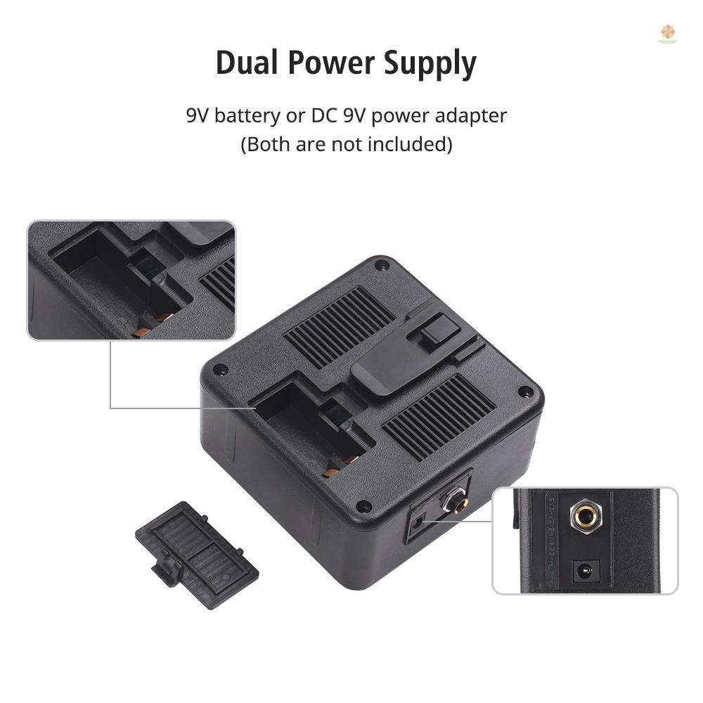 Nicephoto Loa Khuếch Đại Âm Thanh Đàn guitar mini 1w Với Đầu Ra 6.35mm 1 / 4 inch