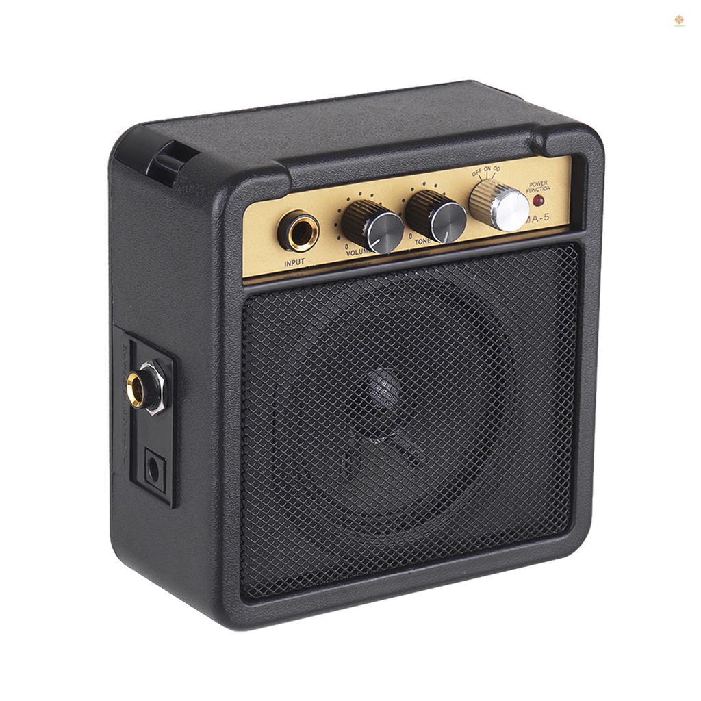 Nicephoto Loa Khuếch Đại Âm Thanh Đàn guitar mini 1w Với Đầu Ra 6.35mm 1 / 4 inch