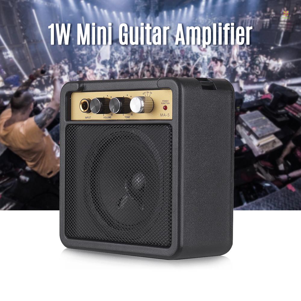 Nicephoto Loa Khuếch Đại Âm Thanh Đàn guitar mini 1w Với Đầu Ra 6.35mm 1 / 4 inch