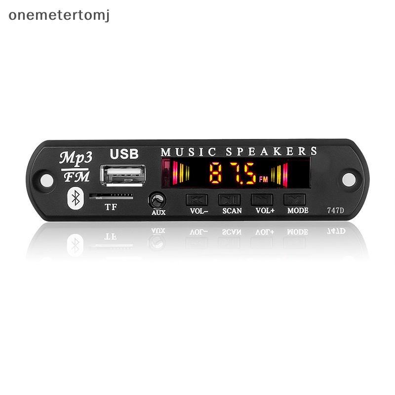 Onemetertomj Bộ Khuếch Đại Âm Thanh bluetooth 5.0 mp3 fm usb Mô-Đun aux 3.5 mm Cho Xe Hơi