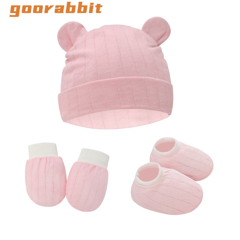 Bộ Trang Phục 3 Món Gồm Áo + Găng Tay + Mũ + Găng Tay + Giày Cho Bé Sơ Sinh