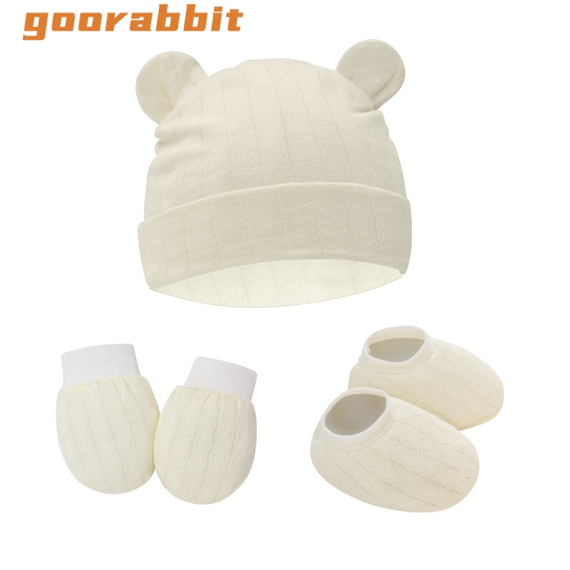 Bộ Trang Phục 3 Món Gồm Áo + Găng Tay + Mũ + Găng Tay + Giày Cho Bé Sơ Sinh