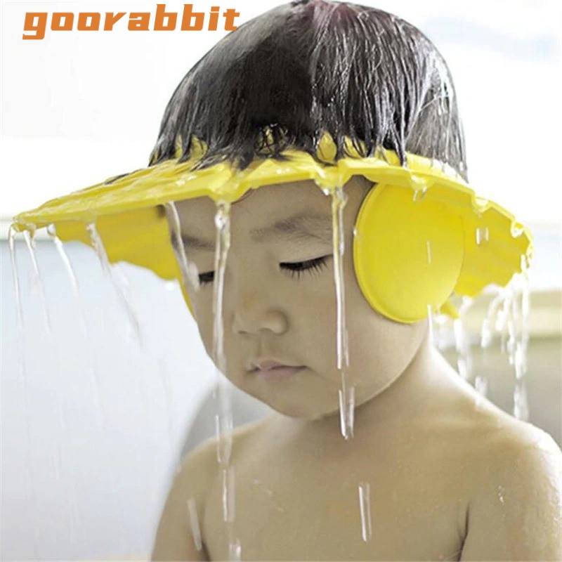 Goorabbit Mũ Tắm Bảo Vệ Tai Chống Nắng Cho Bé Sơ Sinh