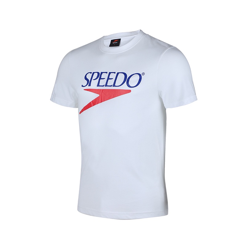 Speedo Áo Thun Tay Ngắn Chất Liệu cotton Mềm Mại In logo speedo Phong Cách retro