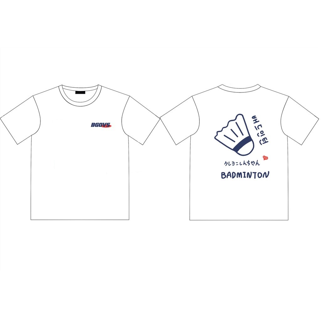 Áo Thun Thể Thao Cầu Lông Tay Ngắn Chất Liệu cotton Co Giãn Phong Cách Hàn Quốc Cho Nam Nữ