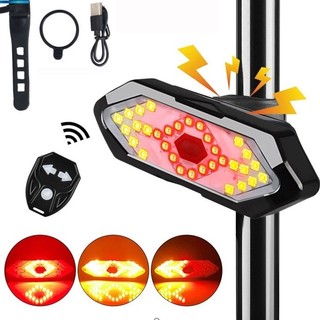 ESLNF 5 Chế Độ Sáng Đèn Hậu Xi Nhan Xe Đạp Đèn Led Xe Đạp Không Dây Pin Sạc Đèn Hậu Xe Đạp