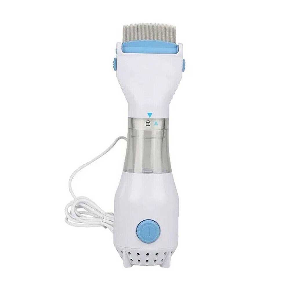 Electric Vacuum Flea Filter Remover Treatment Head Lice Nit Comb Brush Pet Dog