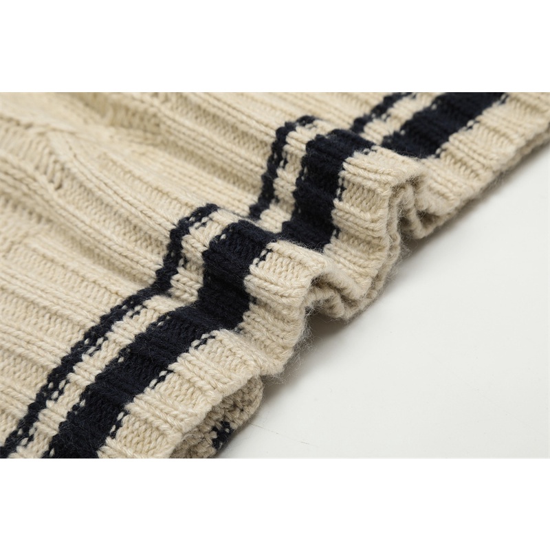 Áo cardigan Dệt Kim Tay Dài In Hình Mặt Cười chessboard Mặt Cười Thời Trang Đường Phố unisex