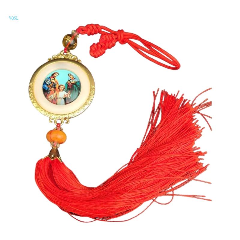 Voll virgin mary son Trang Trí Mặt Dây Chuyền Thủ Công Mỹ Nghệ Trang Trí Nhà Cửa
