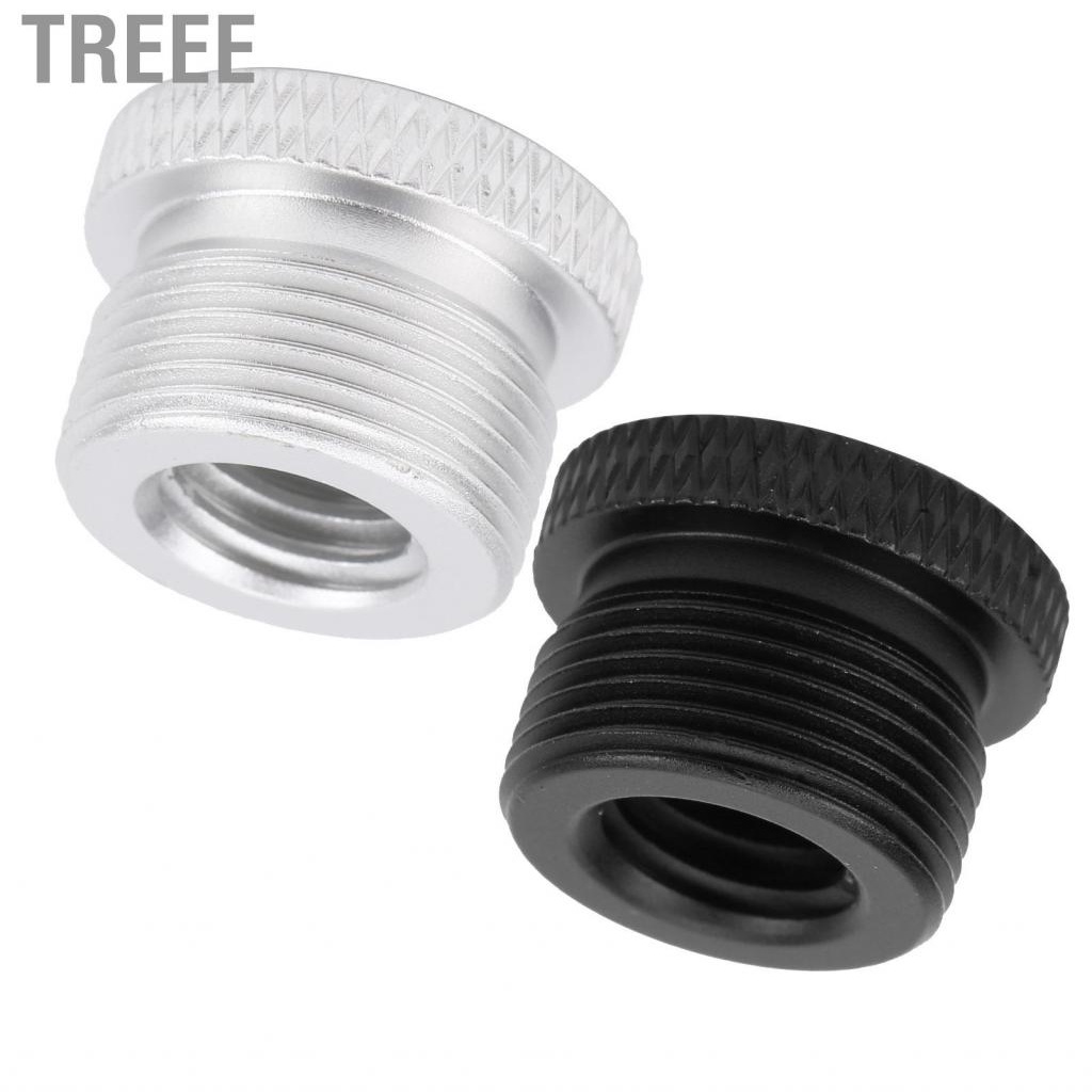 Treee Microphone Screw Adapter 3/8 inch Female to 5/8 Male Thread for Stand Mount