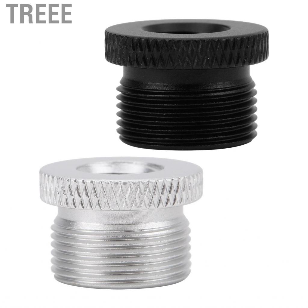 Treee Microphone Screw Adapter 3/8 inch Female to 5/8 Male Thread for Stand Mount