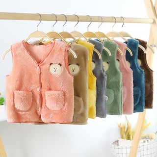 Mẫu mới trẻ em áo giáp sang trọng dài áo cardigan trẻ em quần áo trẻ em