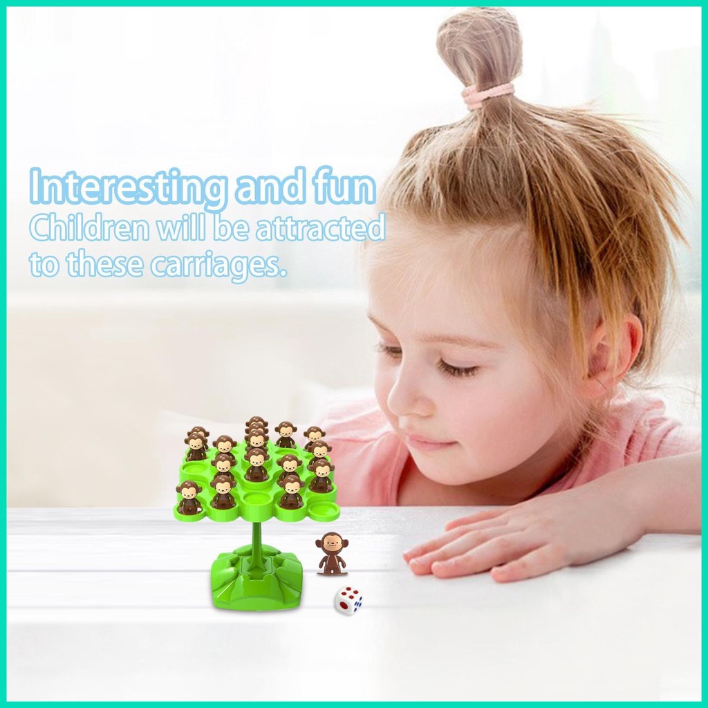 Bộ Đồ Chơi Cân Bằng Hình Khỉ Cây Giúp Giáo Dục Sớm Cho Bé