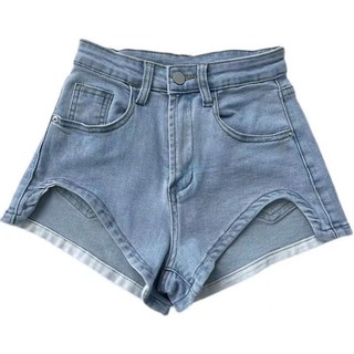 Sexy nóng cô gái. quần short denim lưng cao thời trang cá tính quần đùi lưng cao thời trang cá tính cho nữ áo kiểu dáng ngọt ngào dễ thương cho nữ