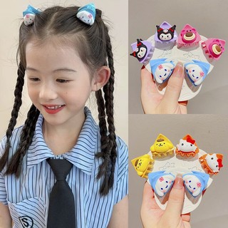 Sanrio set 2 kẹp tóc hình cá mập dễ thương cho bé gái
