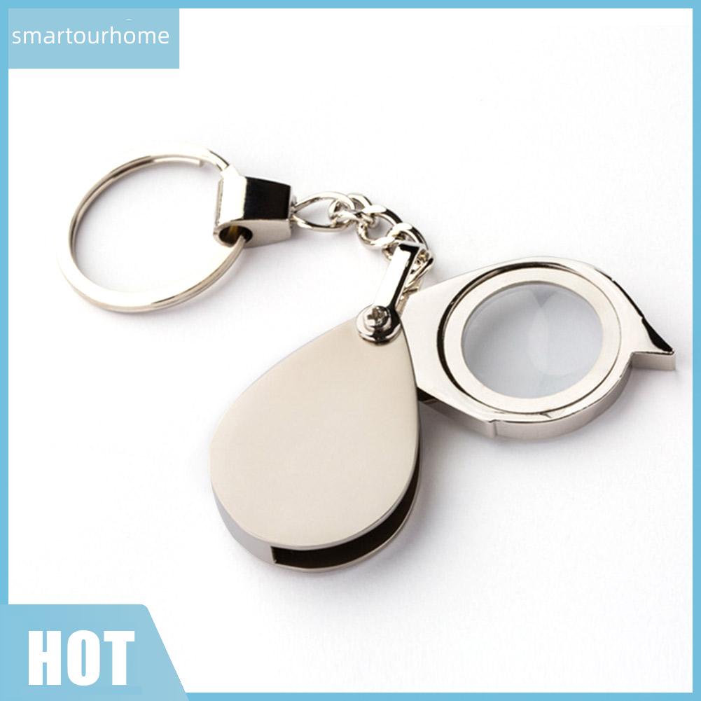 Móc Khóa Kính Lúp Phóng Đại 15 Lần