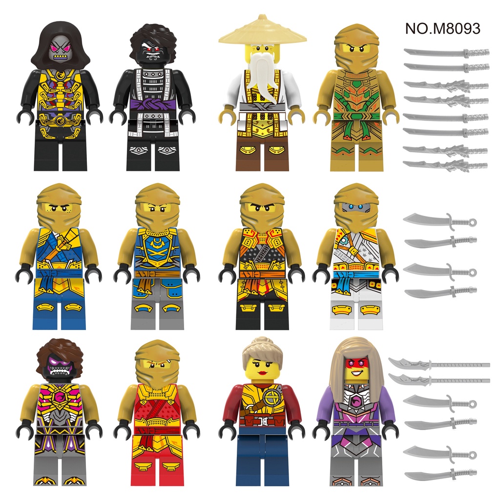 Bộ 12 Mô Hình lego ninjago Mini Cho Bé
