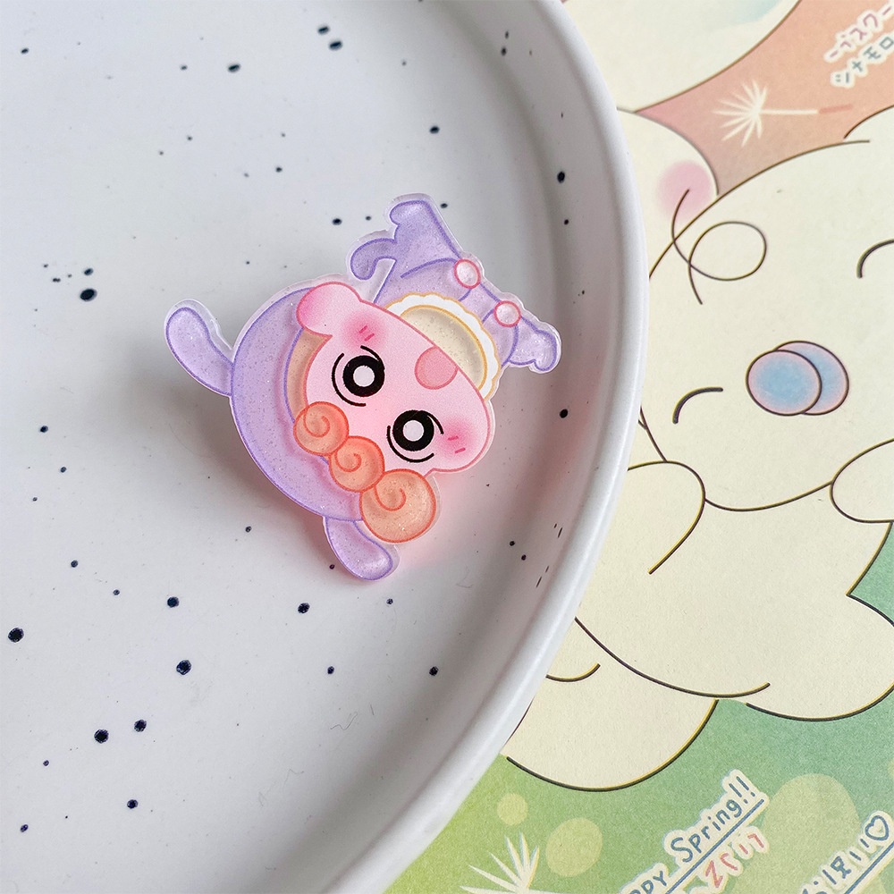 Ere1 Kẹp Tóc Đèn shin-chan Phát Sáng Cá Tính Sáng Tạo