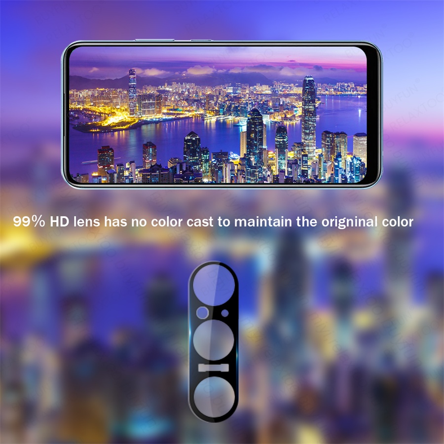 Set 1-3 Kính Cường Lực 3d Chống Dấu Vân Tay Bảo Vệ camera sony xperia 1 v