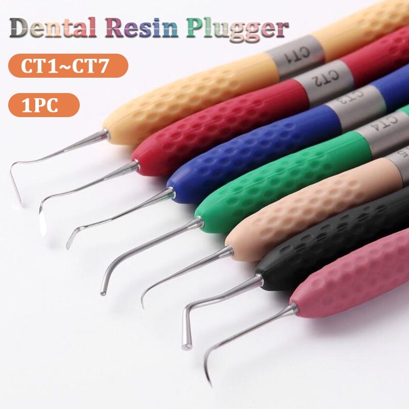 Nha Khoa Nhựa Đầy Dụng Cụ Phục Hồi Chất Độn Thẩm Mỹ Phục Hồi Dao Tay Cầm Silicon Nha Khoa Dụng Cụ